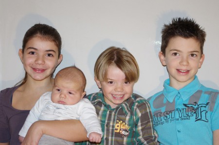 Margaux, Marius, Gabriel et Hugo BRIVARI